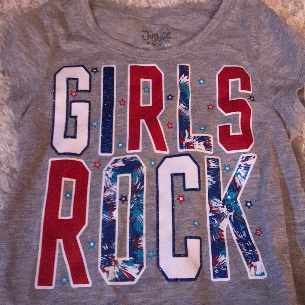 JUSTICE “GIRLS ROCK” SHIRT